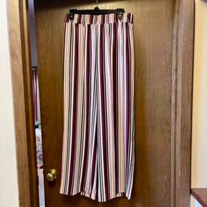Apt. 9 striped wide leg pants size S
